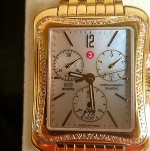 Michele Deco Moderne Diamond Watch